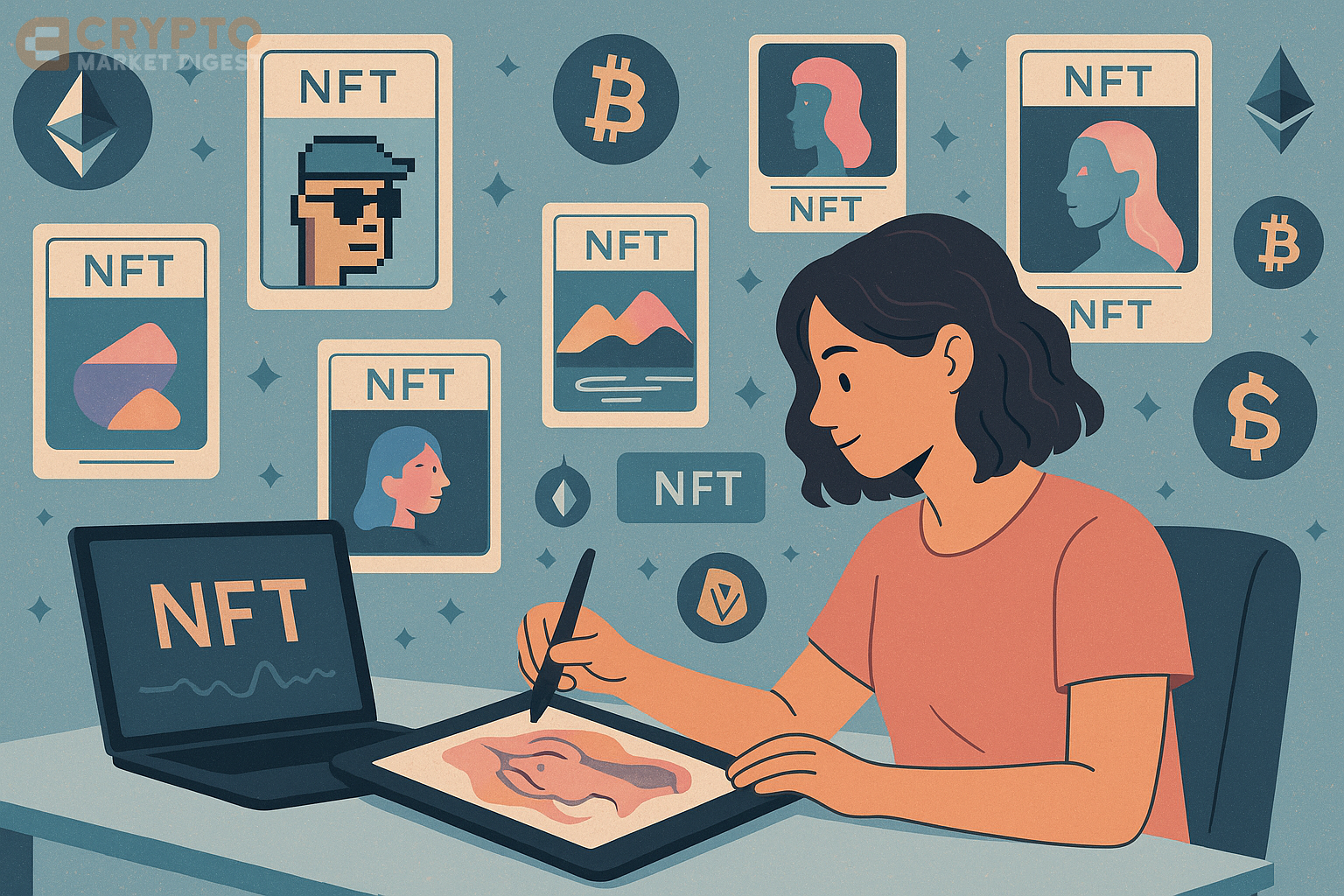 Artists Embrace NFTs for Digital Collectibles Boom