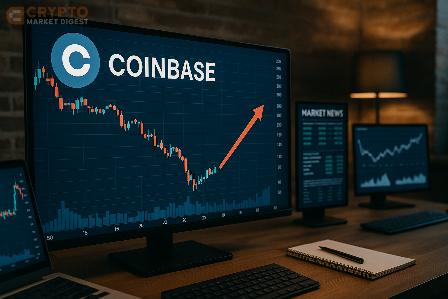 Analyst: Coinbase Set for 45% Rally After Dip