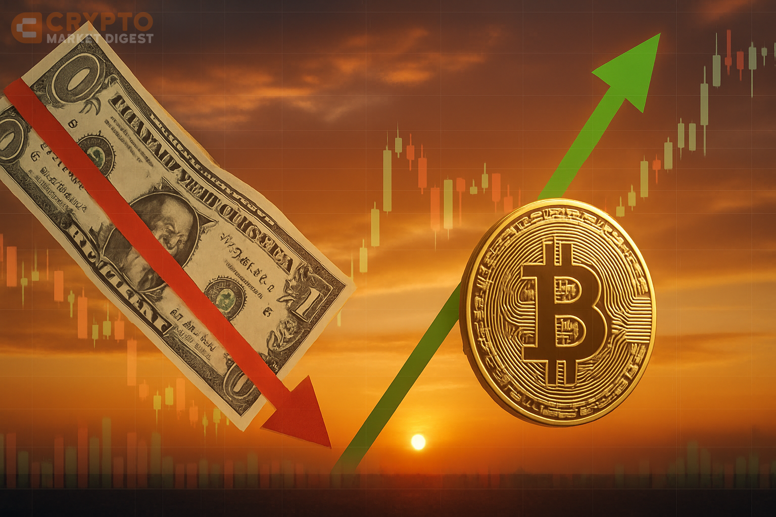 Dollar's Historic Plunge: Bitcoin's Golden Signal