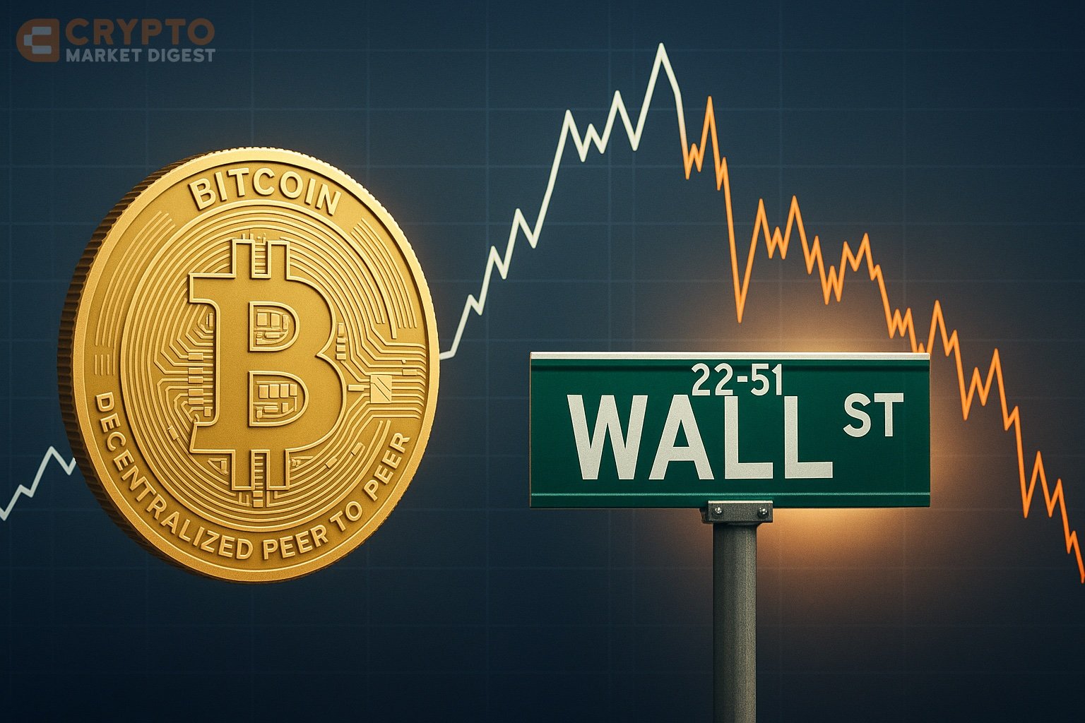 Bitcoin Now Calmer Than Wall Street's Wild Ride
