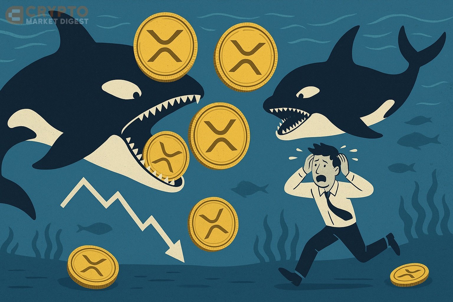 XRP Whales Loading Up As Price Falls 20%