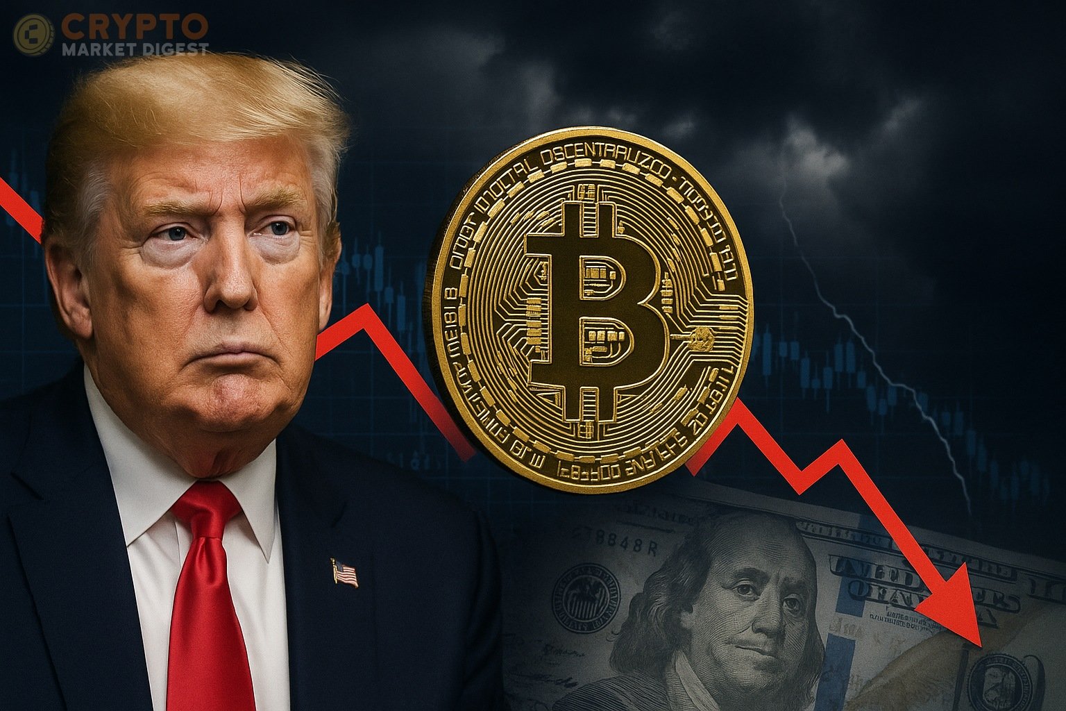 Bitcoin Wobbles as Trump Admits Recession Risk